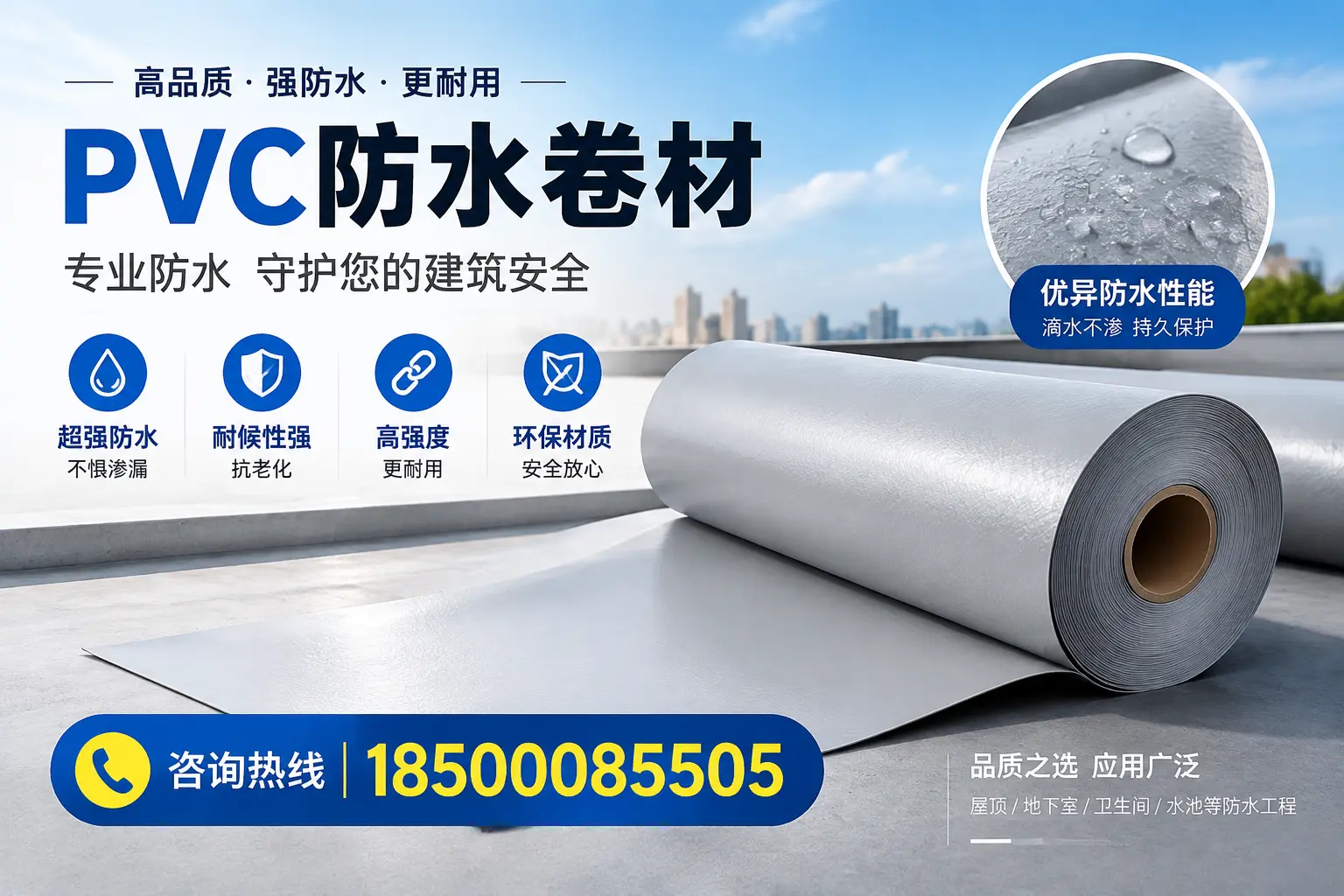贵阳地区pvc防水卷材的市场现状与发展趋势